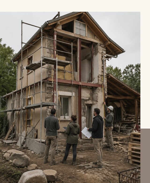 Реконструкция загородного дома под ключ в Карасуке от бюро