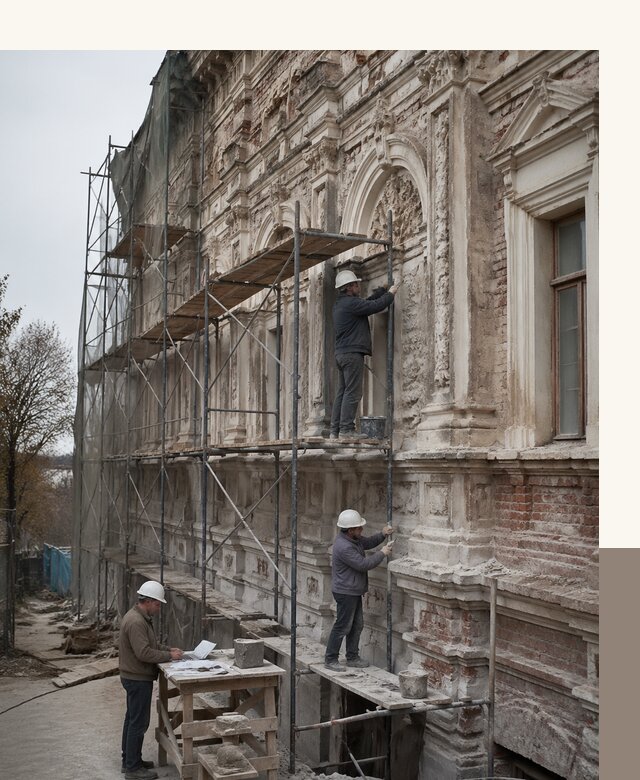 Реставрация объектов культурного наследия под ключ в Карасуке