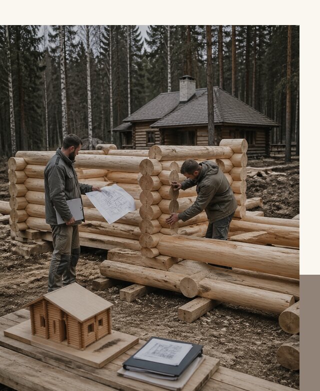 Проектирование и строительство домов из бревна в Карасуке